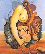 Ismael Nery Composicao Surrealista France oil painting artist